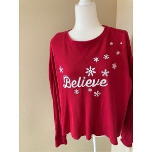 Life is Good PJ crop top size XL (A6)‎